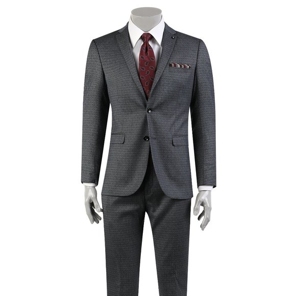 TWEEN Exclusive Grey Patterned Suit - Picture 1 of 4